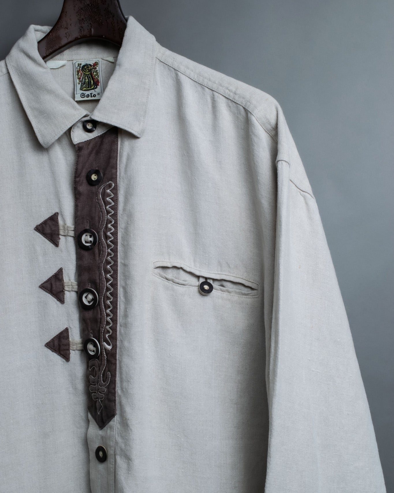 Vintage Embroidered Tyrolean Shirt