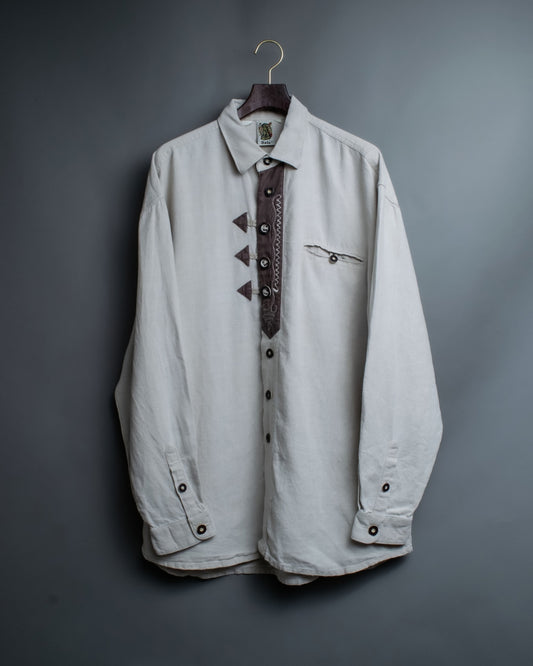 Vintage Embroidered Tyrolean Shirt