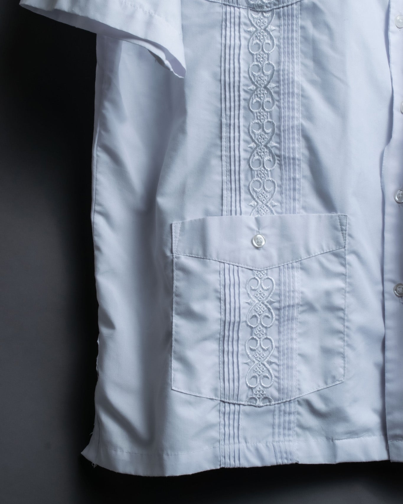 XL White Cuban Shirt