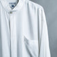 Oversized White Stand Collar Shirt