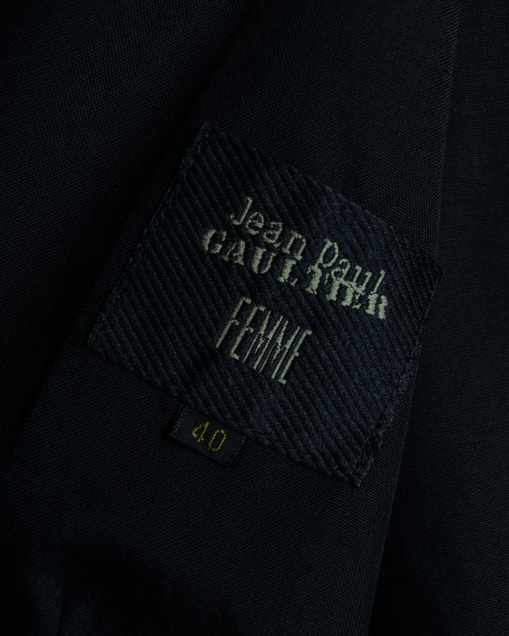 "Jean Paul Gaultier" Waist Shape Tailored Jacket
