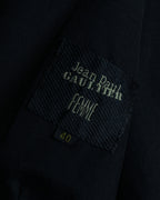 "Jean Paul Gaultier" Waist Shape Tailored Jacket