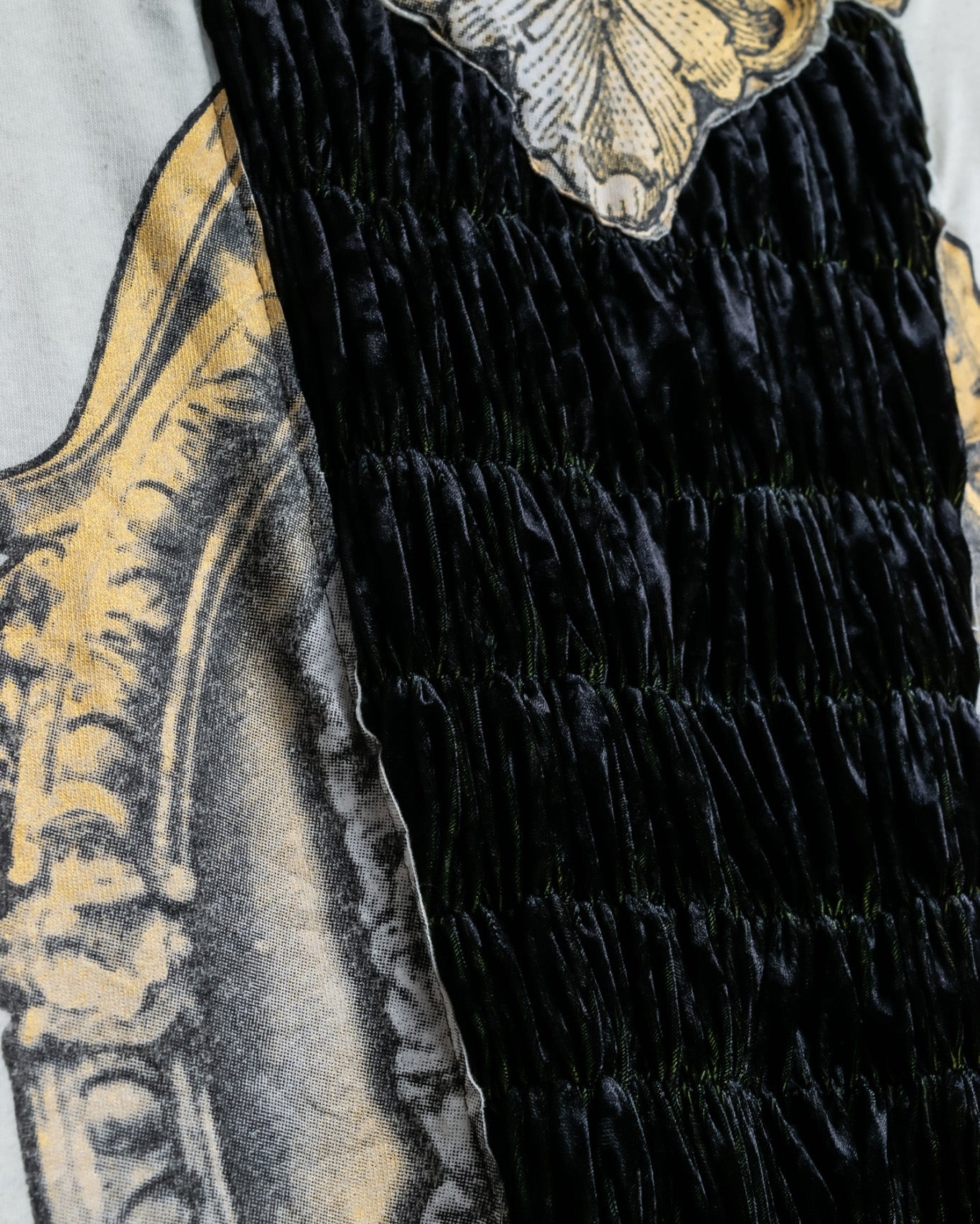 Ruched custom T-shirt