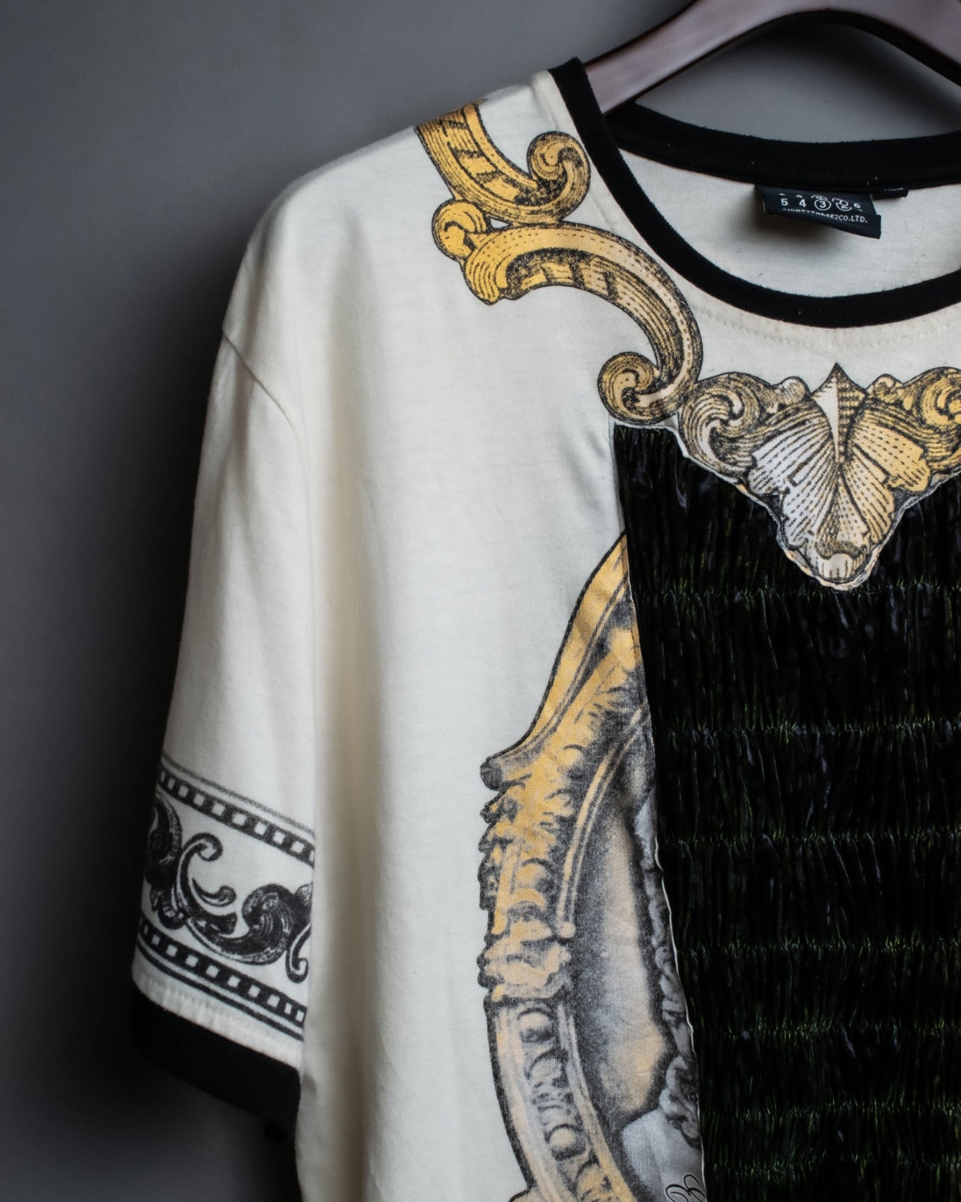 Ruched custom T-shirt