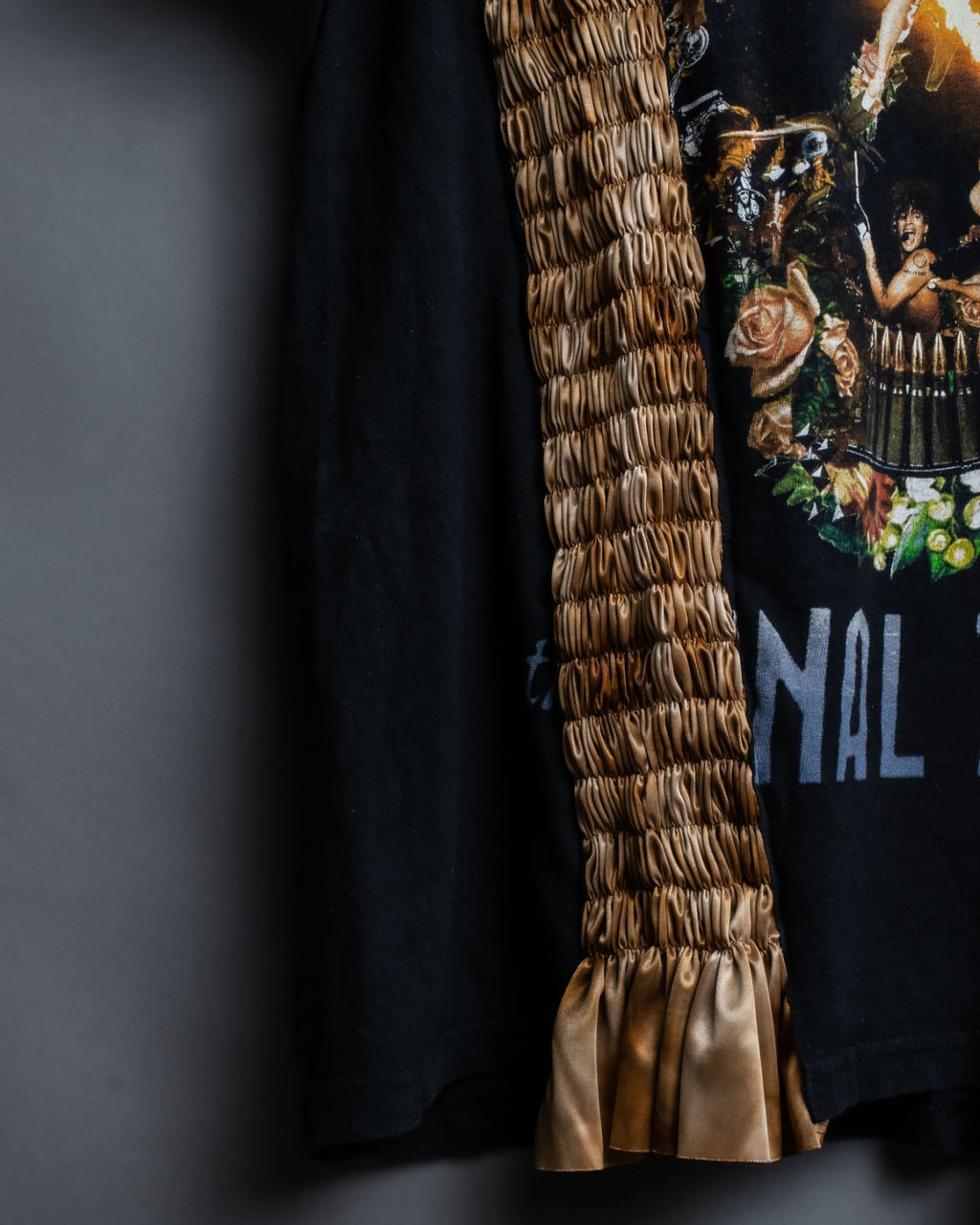 Ruched custom T-shirt