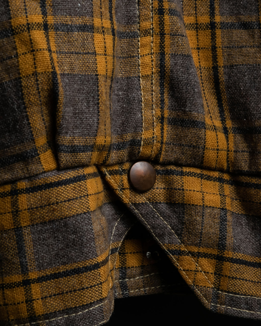 Vintage Deformed Check Blouson