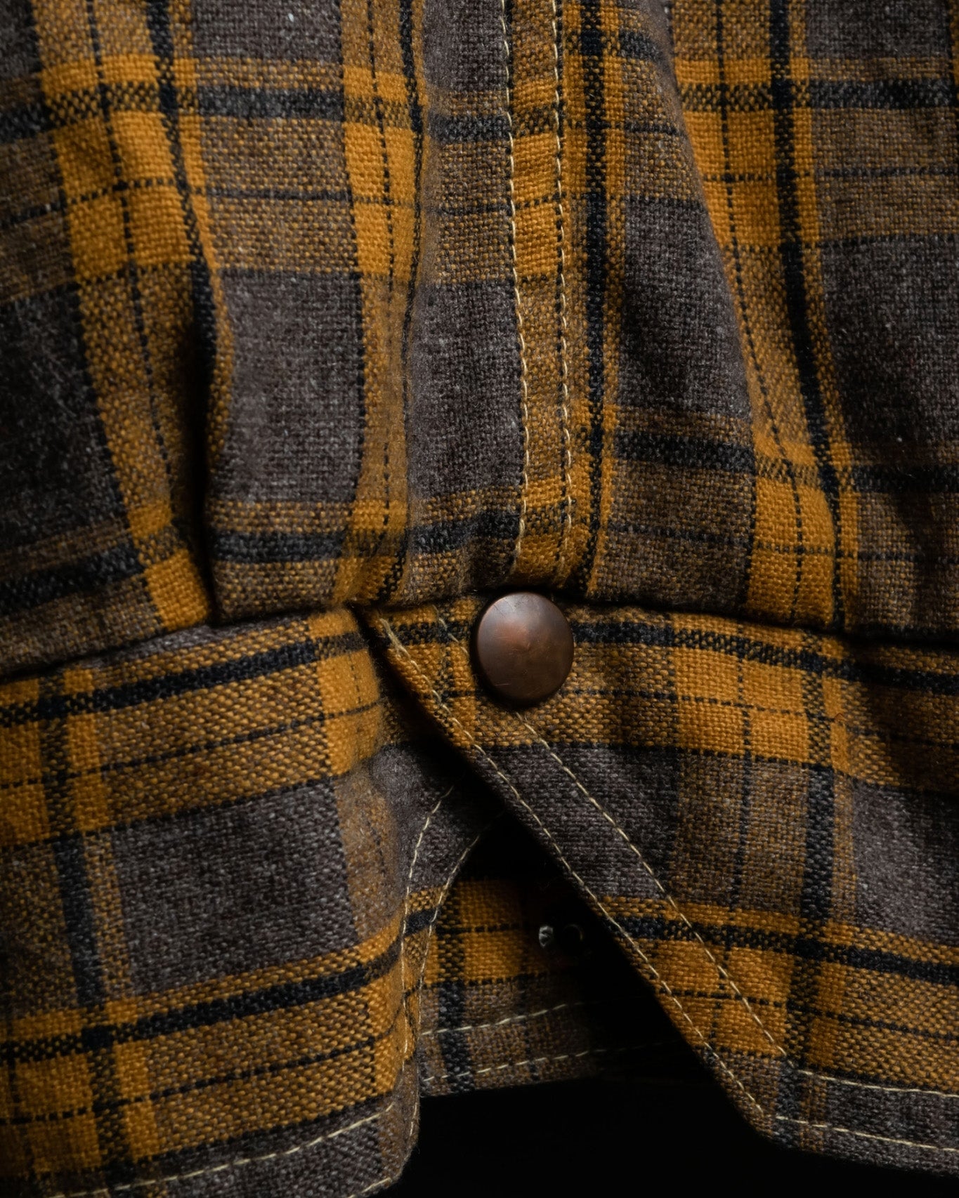 Vintage Deformed Check Blouson
