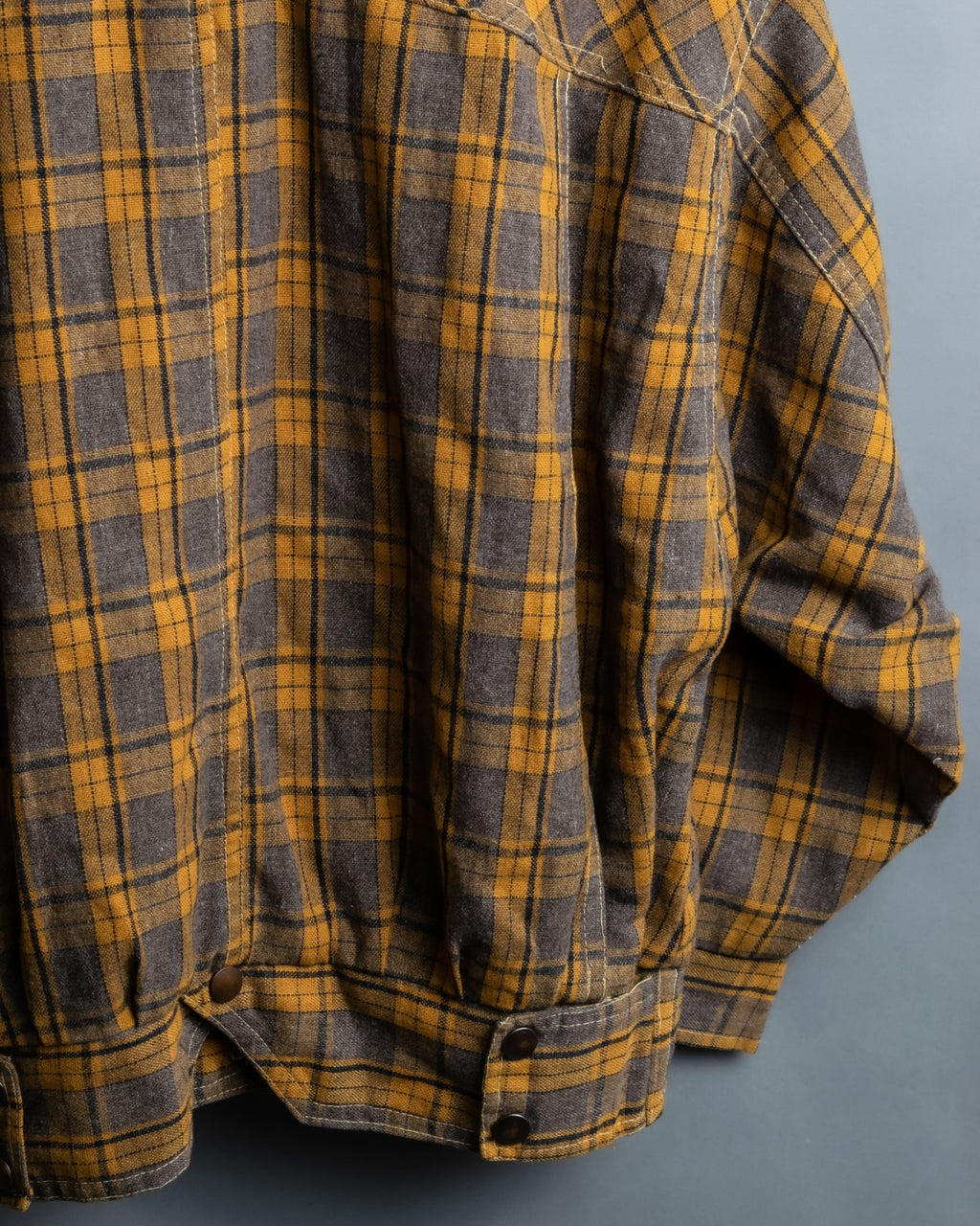 Vintage Deformed Check Blouson
