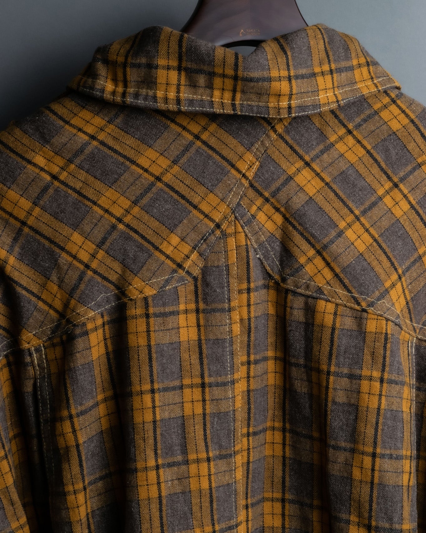Vintage Deformed Check Blouson