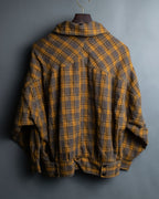 Vintage Deformed Check Blouson