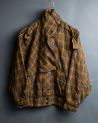 Vintage Deformed Check Blouson