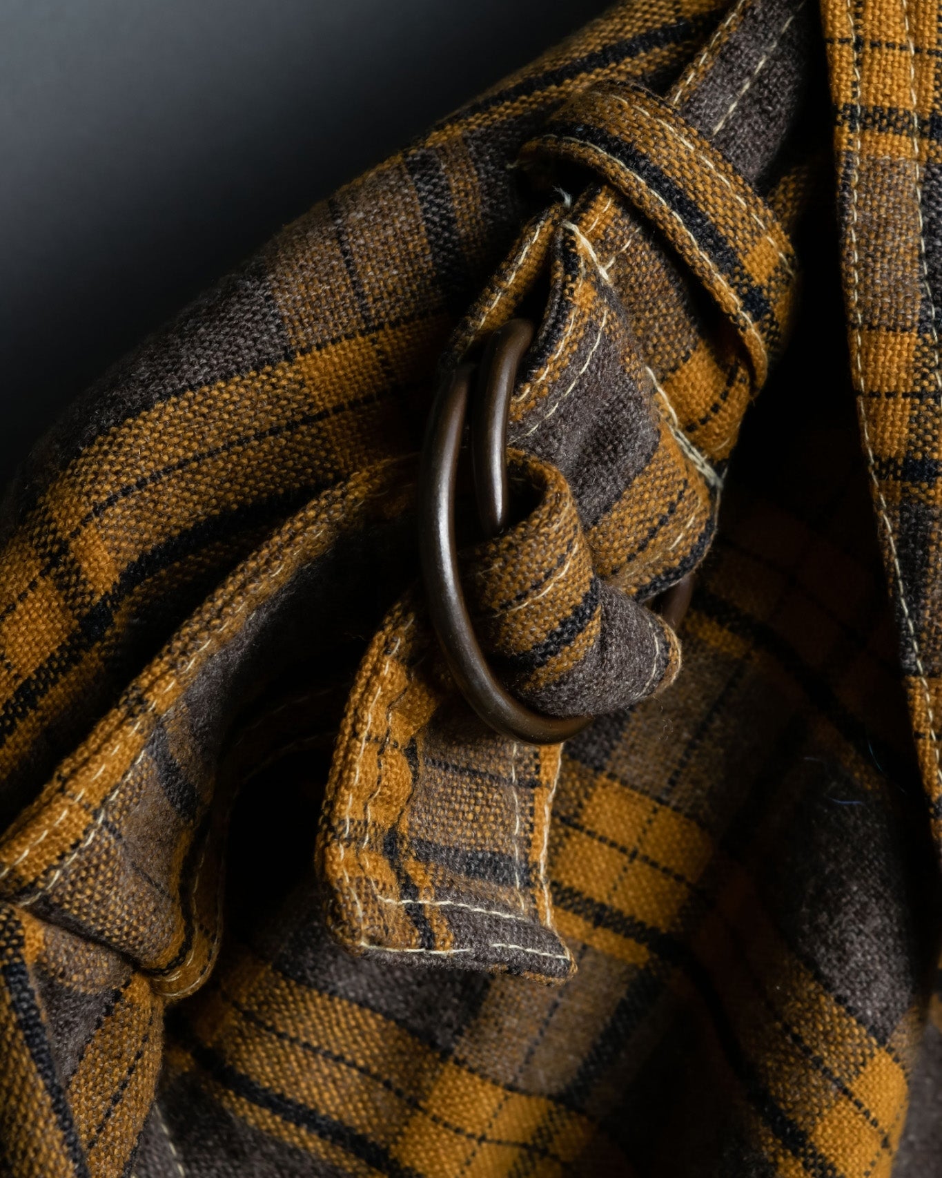 Vintage Deformed Check Blouson