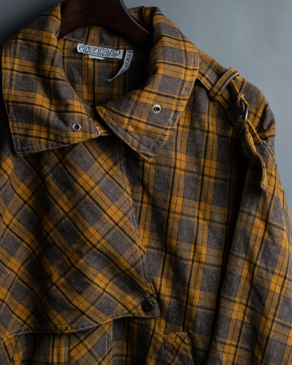 Vintage Deformed Check Blouson