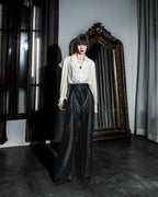 "Authority series" Armadura Dress Pants -Black-【Made to Order】