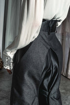 "Authority series" Armadura Dress Pants -Black-【Made to Order】