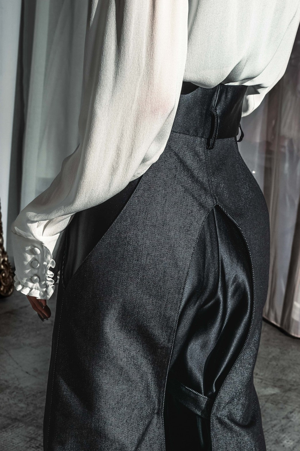 "Authority series" Armadura Dress Pants -Black-【Made to Order】