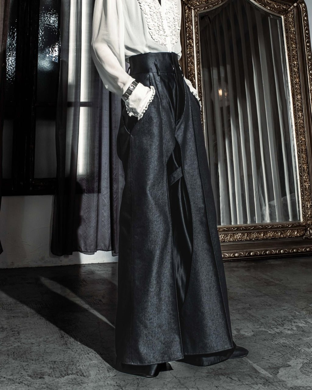 "Authority series" Armadura Dress Pants -Black-【Made to Order】