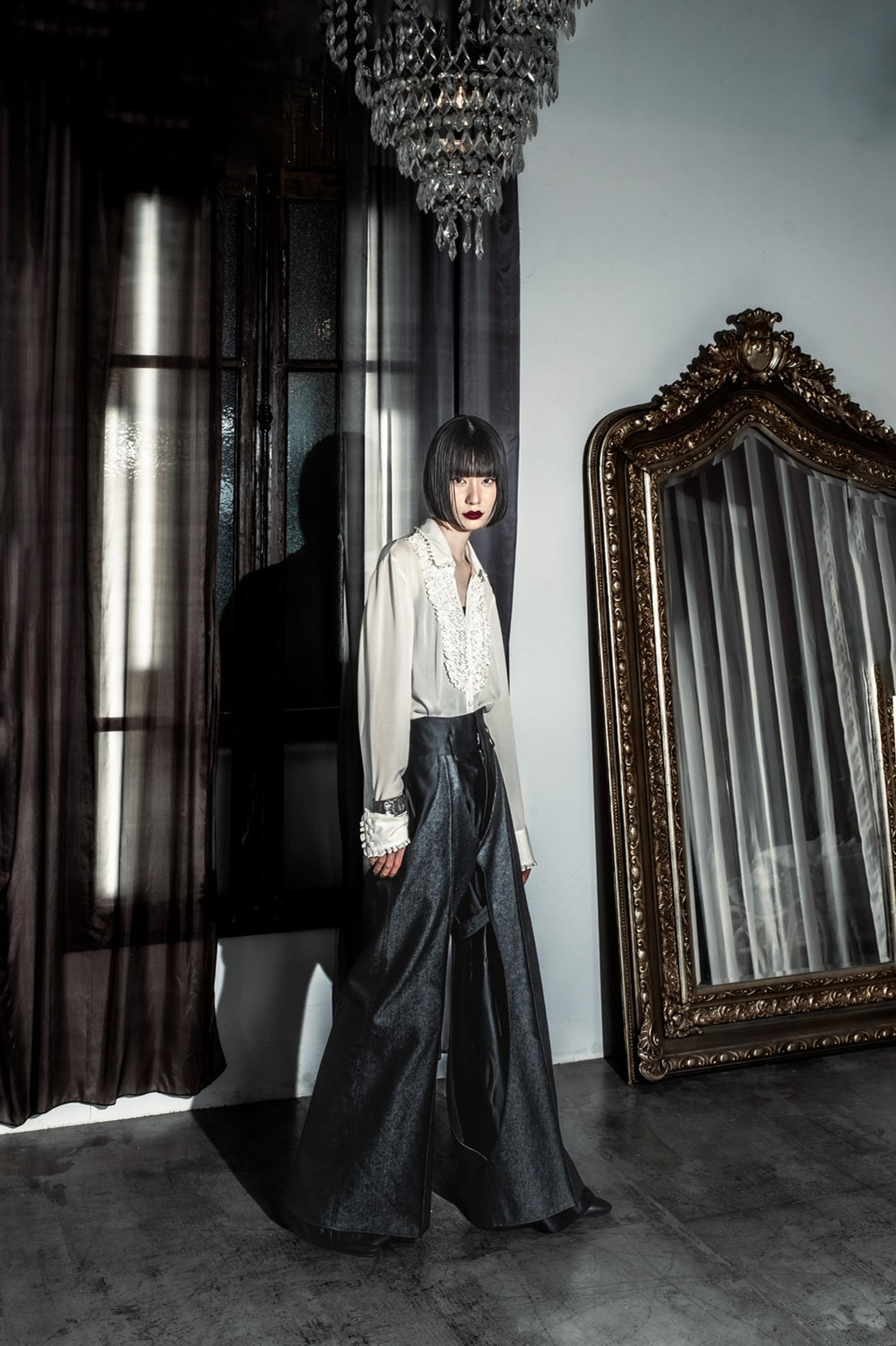 "Authority series" Armadura Dress Pants -Black-【Made to Order】