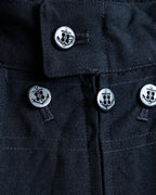 Front Zipper Sailor High Flare Pants