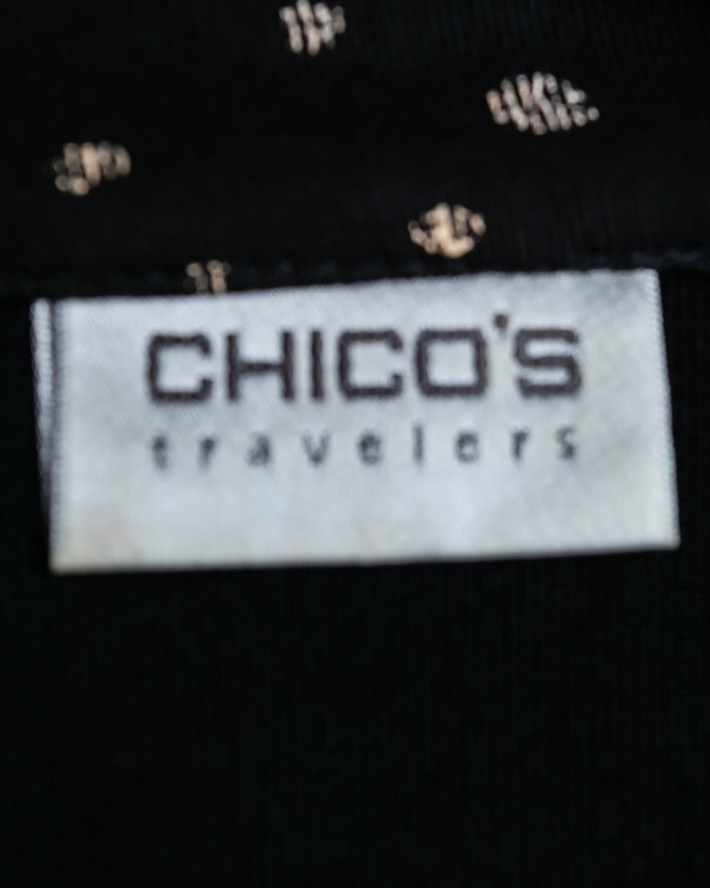CHICO's design sheer black jacket