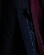 "LANVIN" black red pleated dress