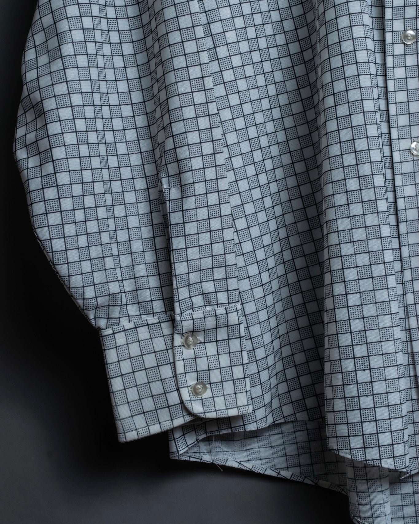 Dot Dice Pattern Polyester Shirt