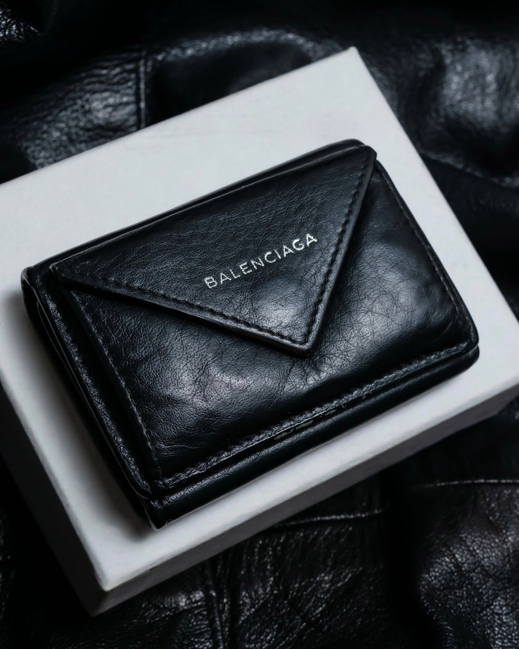 "BALENCIAGA" Leather Wallet
