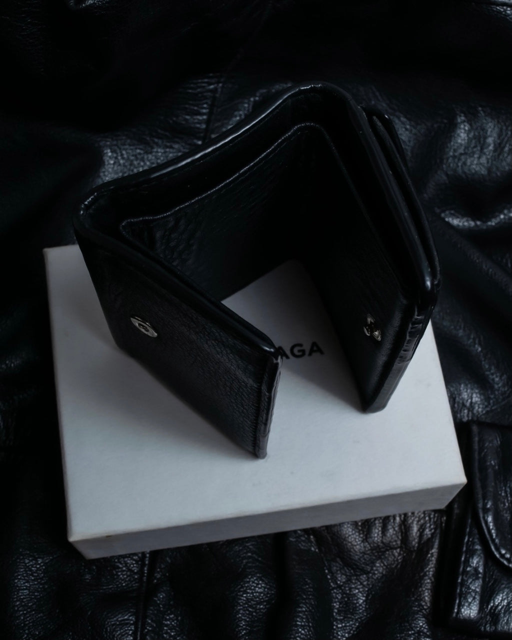 "BALENCIAGA" Leather Wallet