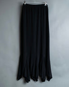 mermaid black unisex skirt