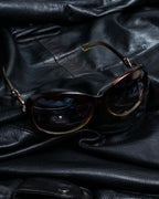 Vintage Crossed Crystal Sunglasses
