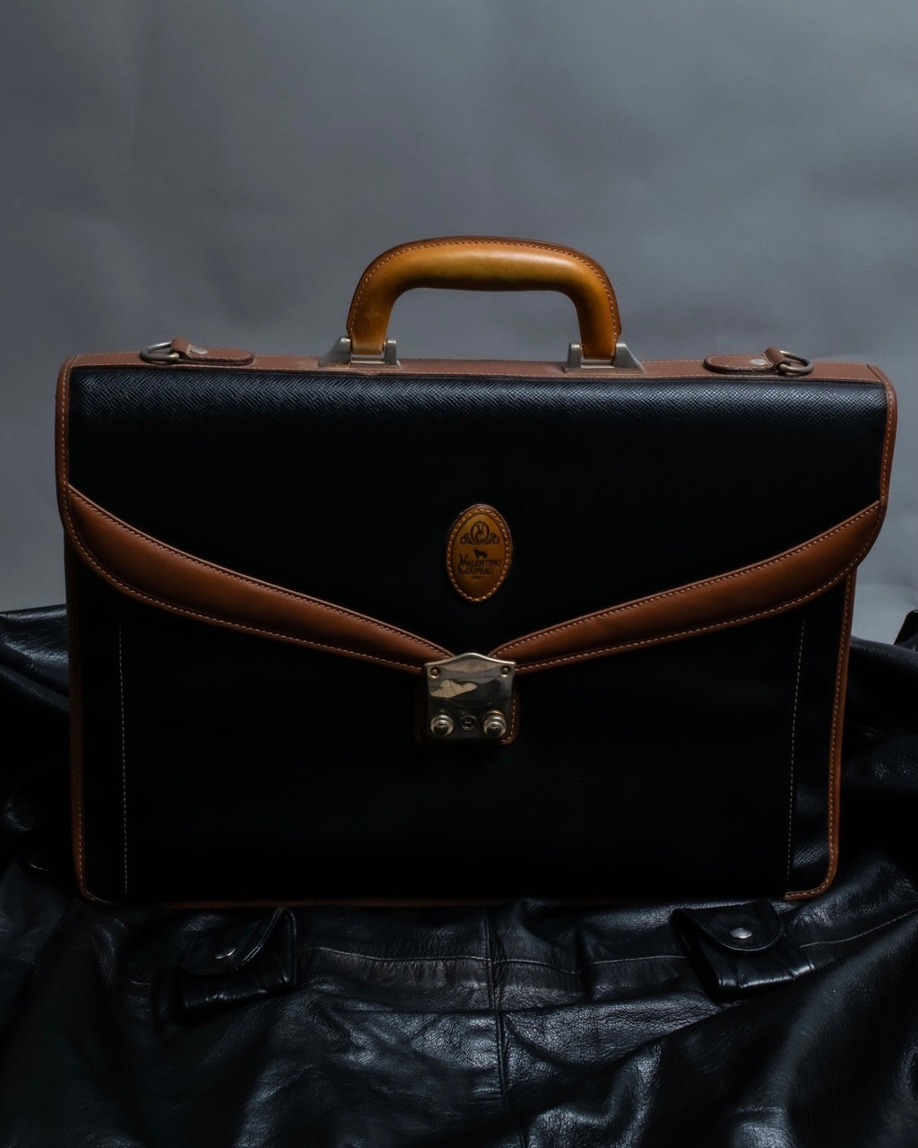 "VALENTINO COUPEAU" Italian Leather Bag