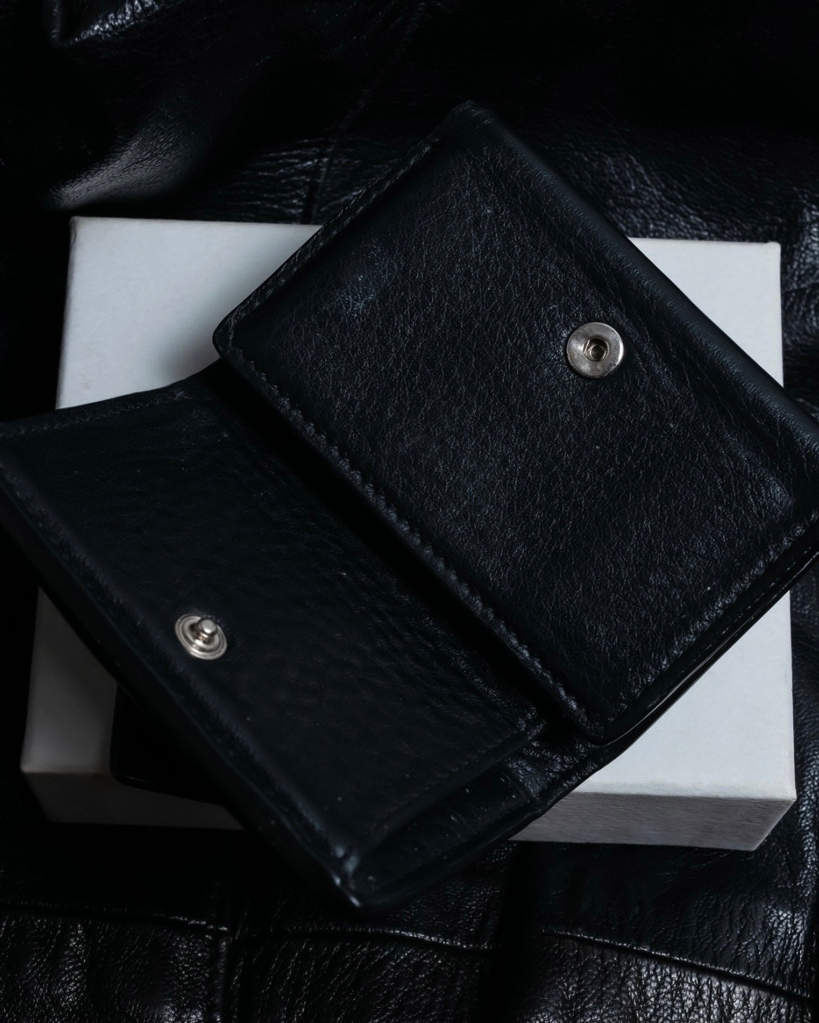 "BALENCIAGA" Leather Wallet