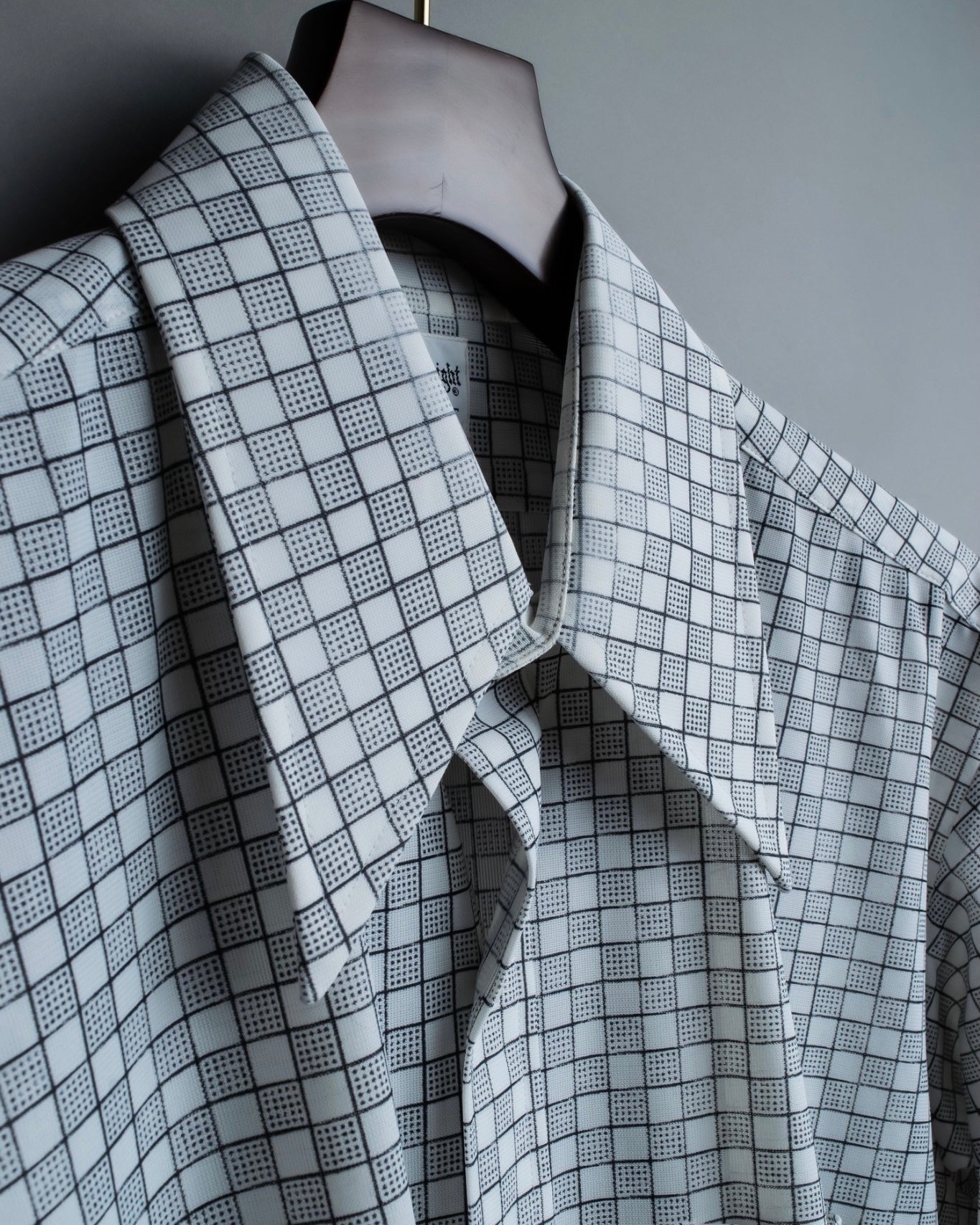 Dot Dice Pattern Polyester Shirt