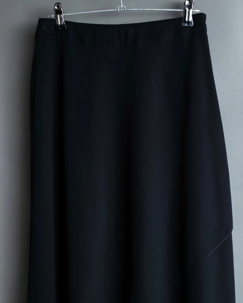 black layered skirt