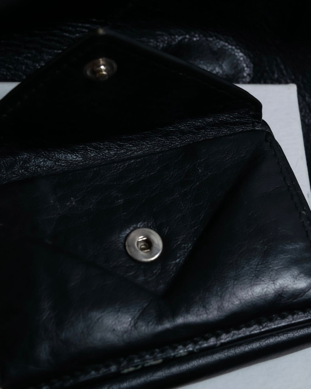 "BALENCIAGA" Leather Wallet