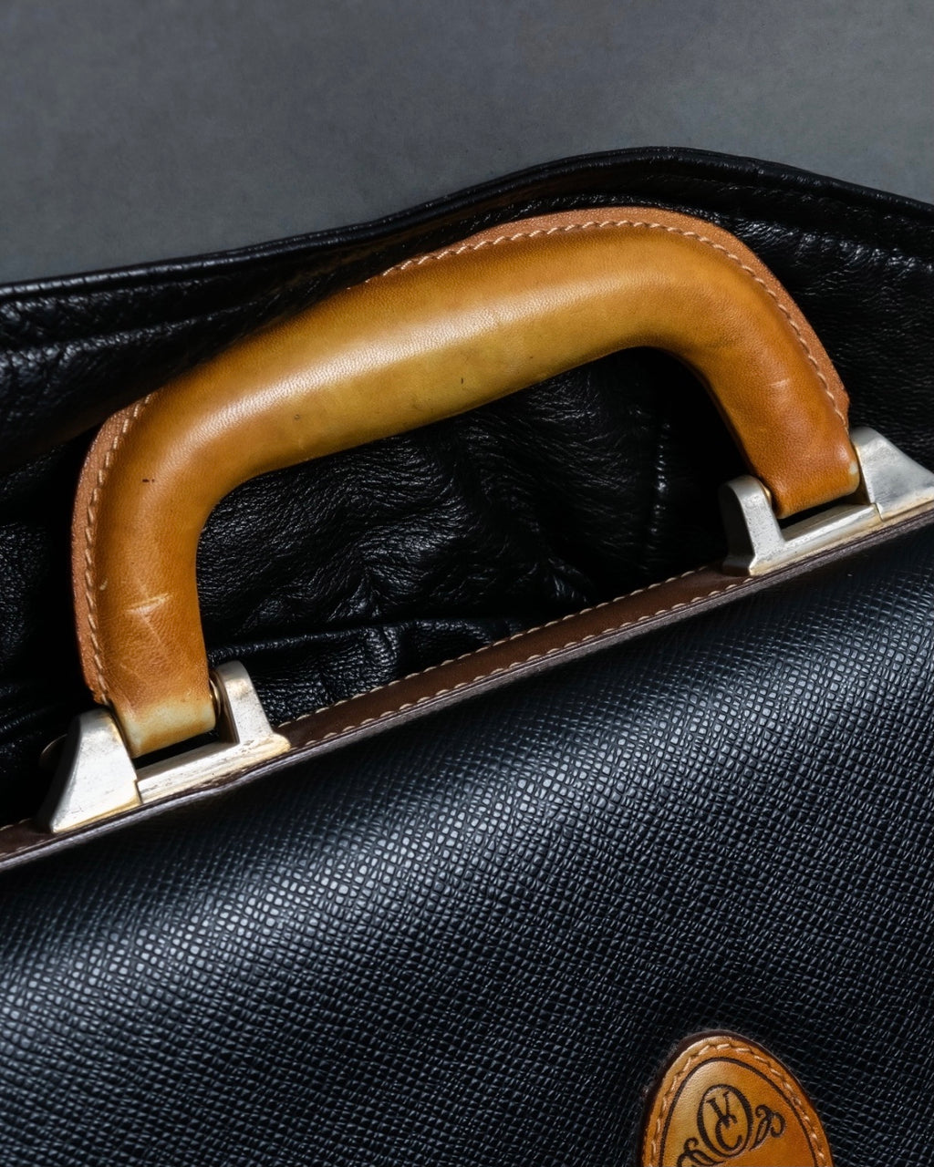 "VALENTINO COUPEAU" Italian Leather Bag