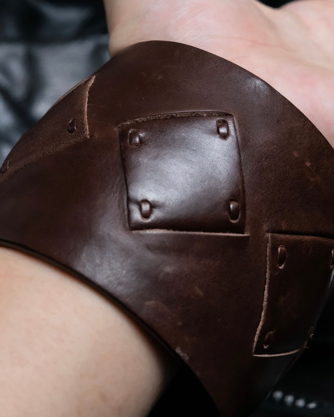 Bottega Veneta leather bangle