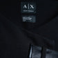 "ARMANI"leather closure jacket
