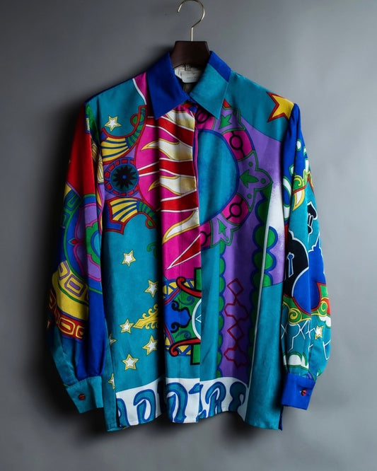 art pattern 90s shirt
