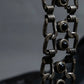 black stone long chain belt