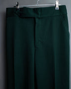 Jagged Flare Polyester Slacks