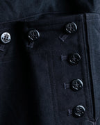 Front Zipper Sailor High Flare Pants