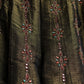 vintage indian embroidery flared pants