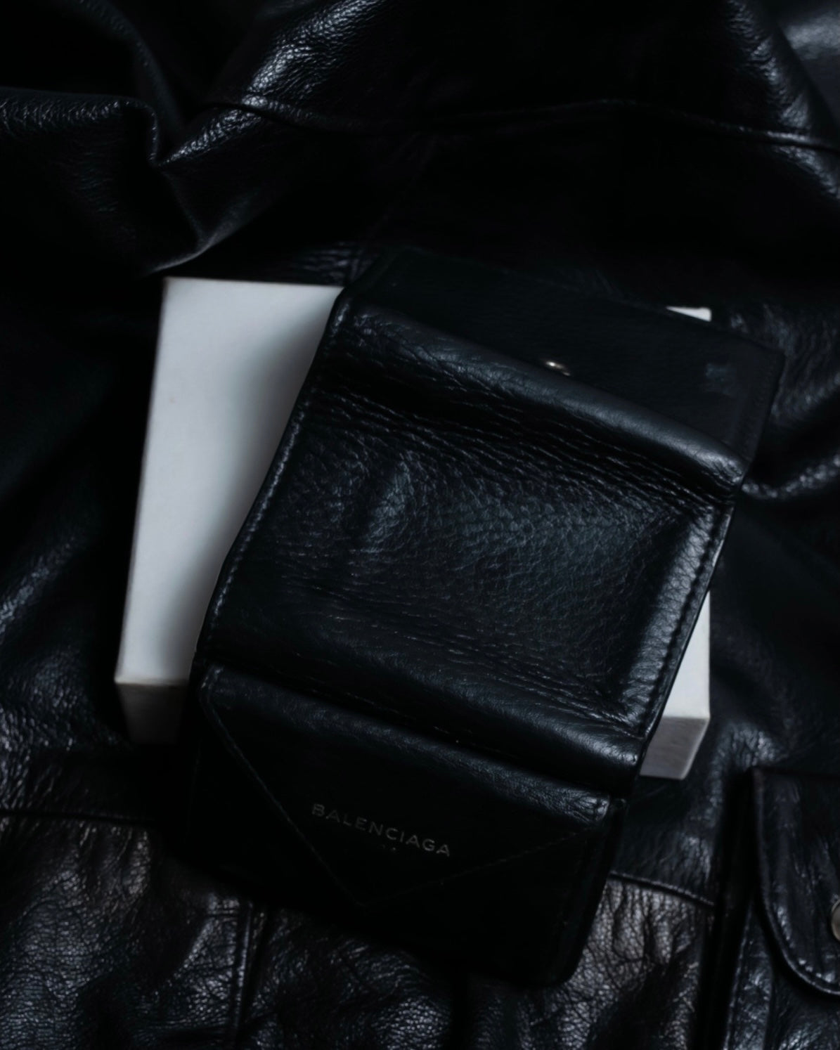 "BALENCIAGA" Leather Wallet