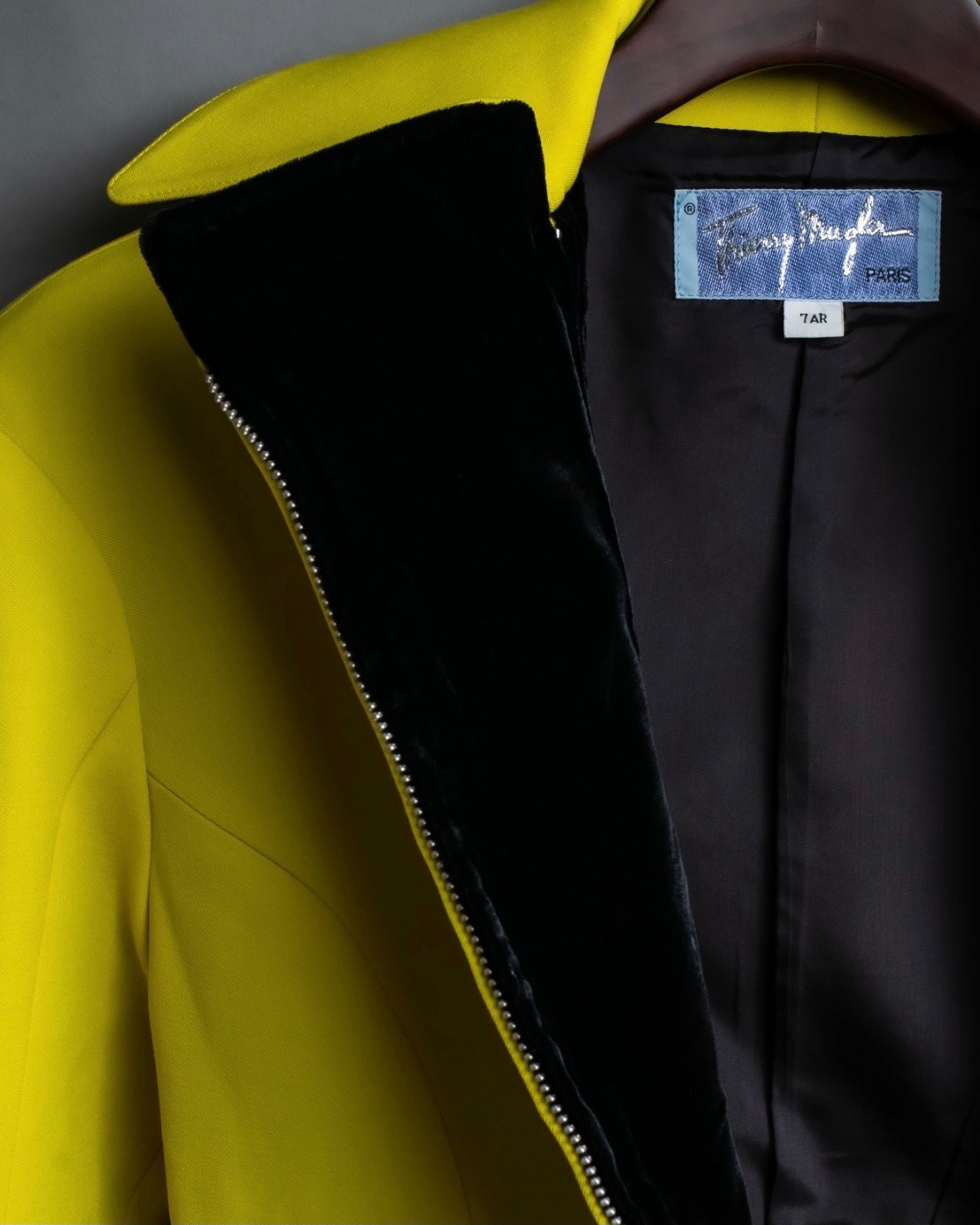 "THIERRY MUGLER" 1980's double Zip Archive Jacket