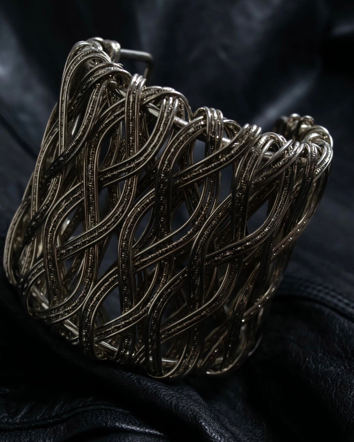 Vintage Braided Iron Bangle