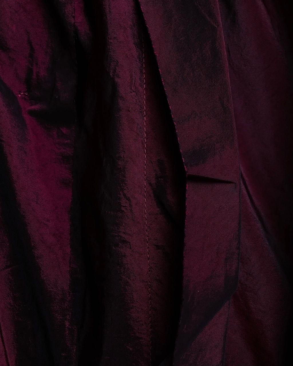 "LANVIN" black red pleated dress