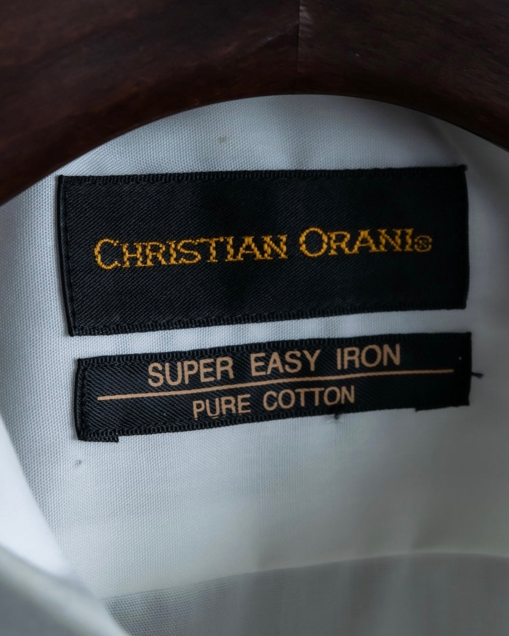 "CRISTIAN ORANI" white dress shirt