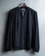 Arm Sheer Zip Up Jacket