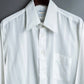 total pattern sheer white shirt